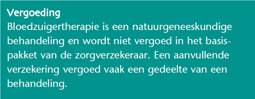 Vergoeding Hirudotherapie